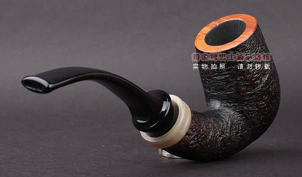 美国大师TODD M.JOHNSON Neptune进口石楠木手工烟斗 粗面TN01-3