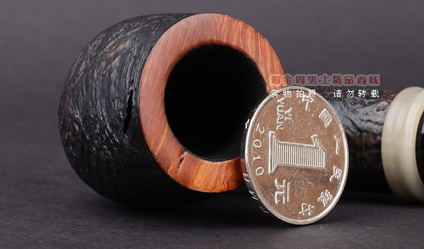 美国大师TODD M.JOHNSON Neptune进口石楠木手工烟斗 粗面TN01-6