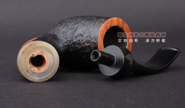 美国大师TODD M.JOHNSON Neptune进口石楠木手工烟斗 粗面TN01-7