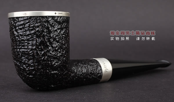 原装进口英国Dunhill登喜路石楠木烟斗 SHELL BRIAR 双银圈3105-1