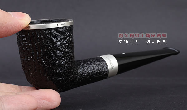 原装进口英国Dunhill登喜路石楠木烟斗 SHELL BRIAR 双银圈3105-10