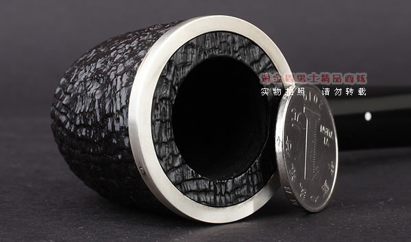 原装进口英国Dunhill登喜路石楠木烟斗 SHELL BRIAR 双银圈3105-6