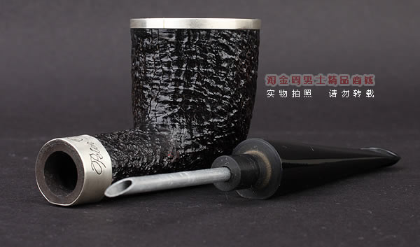 原装进口英国Dunhill登喜路石楠木烟斗 SHELL BRIAR 双银圈3105-7