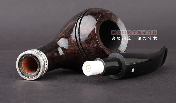 原装进口 德国华云VAUEN石楠木银圈烟斗 6件套装De Luxe 08-6