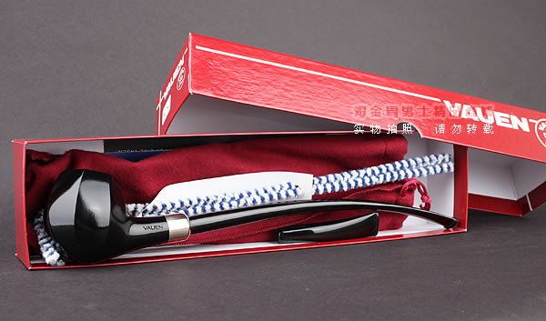 原装进口 德国华云VAUEN石楠木烟斗 churchwarden 3614 双嘴-11