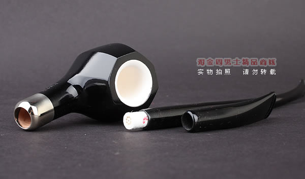 原装进口 德国华云VAUEN石楠木烟斗 churchwarden 3614 双嘴-7