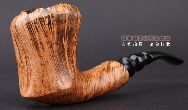 丹麦Erik Nording石楠木手工烟斗 FREEHAND DARK GRAIN 浅棕01-1