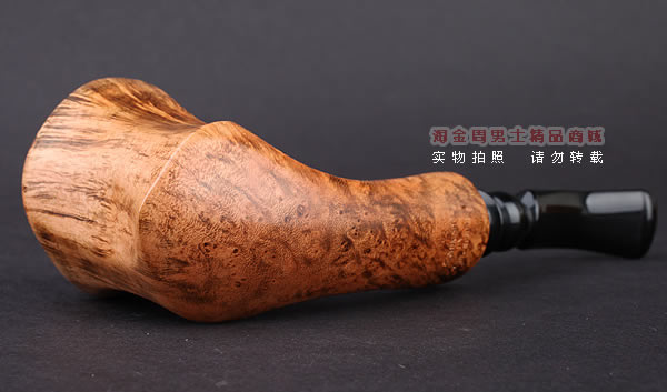 丹麦Erik Nording石楠木手工烟斗 FREEHAND DARK GRAIN 浅棕01-5