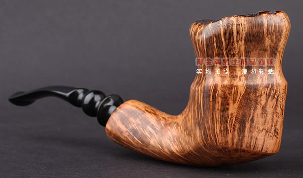 丹麦Erik Nording石楠木手工烟斗 FREEHAND DARK GRAIN 浅棕03-2
