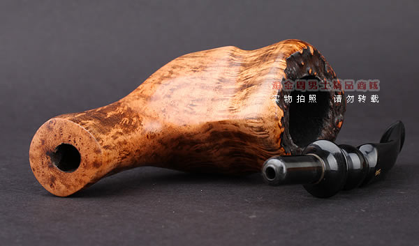 丹麦Erik Nording石楠木手工烟斗 FREEHAND DARK GRAIN 浅棕03-7