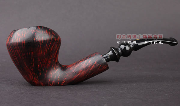 丹麦Erik Nording石楠木手工烟斗 FREEHAND ORANGE SMOOTH 酒红04-4
