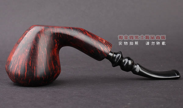 丹麦Erik Nording石楠木手工烟斗 FREEHAND ORANGE SMOOTH 酒红04-5