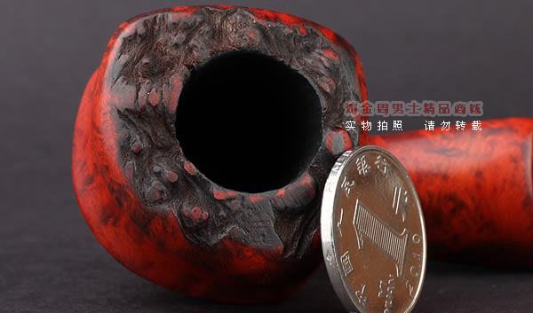 丹麦Erik Nording石楠木手工烟斗 FREEHAND DARK GRAIN 深棕01-6