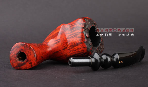 丹麦Erik Nording石楠木手工烟斗 FREEHAND DARK GRAIN 深棕01-8