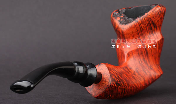 丹麦Erik Nording石楠木手工烟斗 FREEHAND DARK GRAIN 深棕03-3