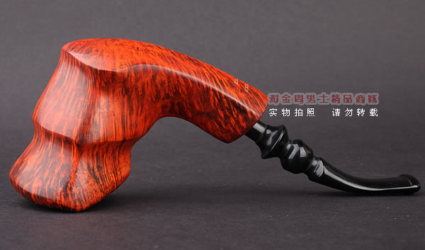 丹麦Erik Nording石楠木手工烟斗 FREEHAND DARK GRAIN 深棕03-5