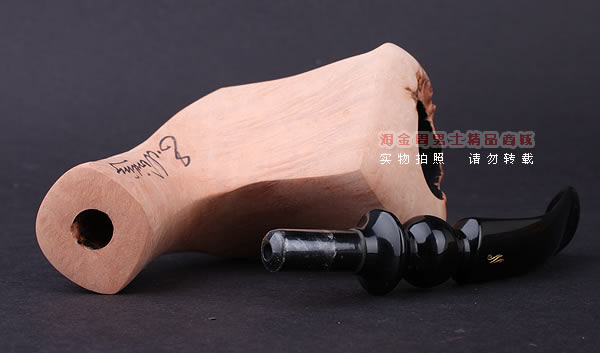 丹麦Erik Nording石楠木手工签名烟斗 SIGNATURE SMOOTH 原木03-8