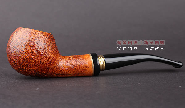 进口烟具 意大利丹尼克denicool石楠木烟斗 6件套装双金圈粗面615-4