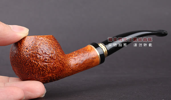 进口烟具 意大利丹尼克denicool石楠木烟斗 6件套装双金圈粗面615-8