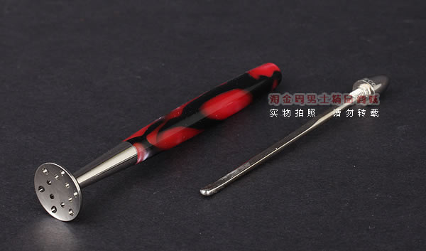 8deco烟斗烟刀压棒工具 鱼雷好运棒 红彩-1