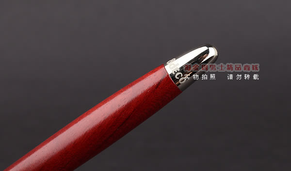 8deco鱼雷凹勺镂花烟斗通针压棒 碾磨式 花梨木-3