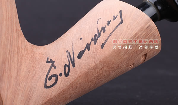 丹麦Erik Nording石楠木手工签名烟斗 SIGNATURE SMOOTH 原木08-8