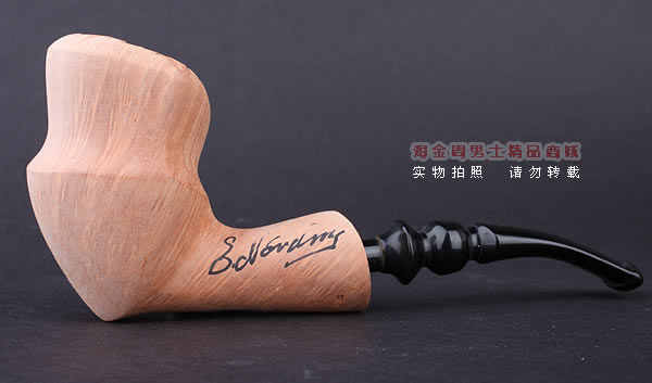 丹麦Erik Nording石楠木手工签名烟斗 SIGNATURE SMOOTH 原木13-4