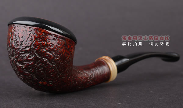 美国大师TODD M.JOHNSON Neptune进口石楠木手工烟斗 粗面26N01-1