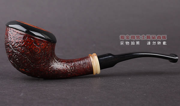 美国大师TODD M.JOHNSON Neptune进口石楠木手工烟斗 粗面26N01-4