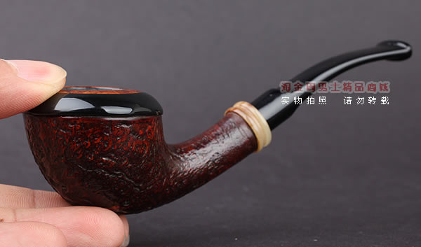 美国大师TODD M.JOHNSON Neptune进口石楠木手工烟斗 粗面26N01-9