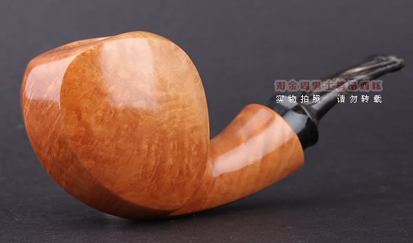 美国大师TODD M.JOHNSON Neptune进口石楠木手工烟斗 光面26N05-1