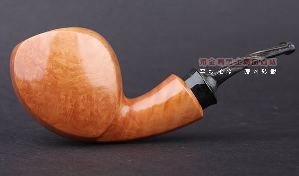 美国大师TODD M.JOHNSON Neptune进口石楠木手工烟斗 光面26N05-4