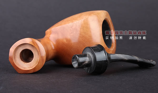 美国大师TODD M.JOHNSON Neptune进口石楠木手工烟斗 光面26N05-8