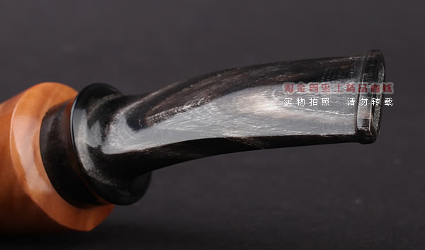 美国大师TODD M.JOHNSON Neptune进口石楠木手工烟斗 光面26N05-9