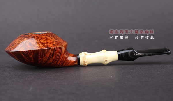 原装正品 加拿大Silver Castle进口石楠木手工烟斗 两游侠SC25N08-4