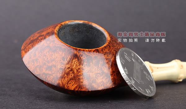 原装正品 加拿大Silver Castle进口石楠木手工烟斗 两游侠SC25N08-7