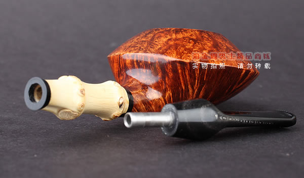 原装正品 加拿大Silver Castle进口石楠木手工烟斗 两游侠SC25N08-8