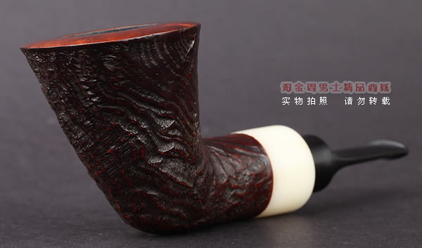 美国大师TODD M.JOHNSON Neptune进口石楠木手工烟斗 粗面24N10-1