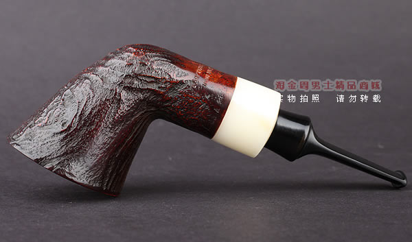 美国大师TODD M.JOHNSON Neptune进口石楠木手工烟斗 粗面24N10-5