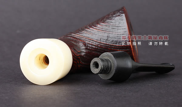 美国大师TODD M.JOHNSON Neptune进口石楠木手工烟斗 粗面24N10-7