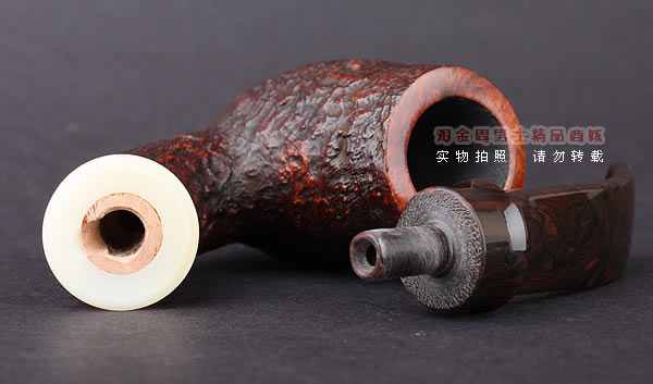 美国大师TODD M.JOHNSON Neptune进口石楠木手工烟斗 粗面27N12-6