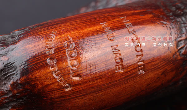 美国大师TODD M.JOHNSON Neptune进口石楠木手工烟斗 粗面27N12-8