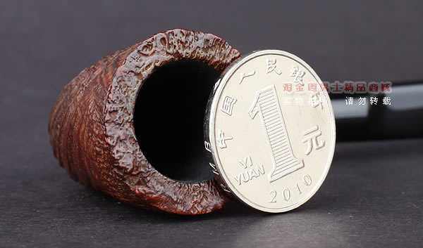 美国大师TODD M.JOHNSON Neptune进口石楠木手工烟斗 粗面24N27-6