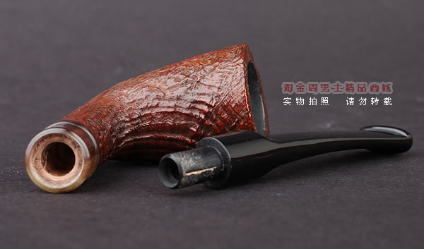 美国大师TODD M.JOHNSON Neptune进口石楠木手工烟斗 粗面24N27-7