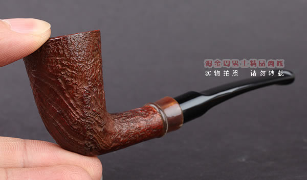 美国大师TODD M.JOHNSON Neptune进口石楠木手工烟斗 粗面24N27-9