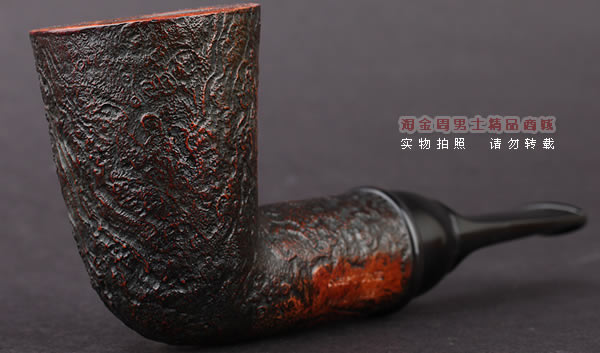 美国大师TODD M.JOHNSON Neptune进口石楠木手工烟斗 粗面26N27-1