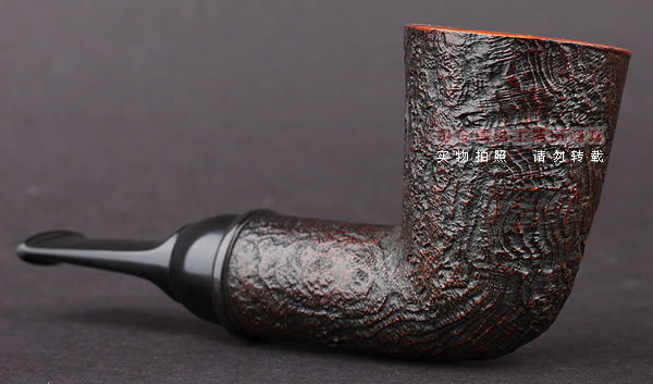 美国大师TODD M.JOHNSON Neptune进口石楠木手工烟斗 粗面26N27-2