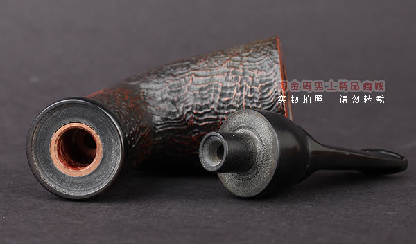 美国大师TODD M.JOHNSON Neptune进口石楠木手工烟斗 粗面26N27-7