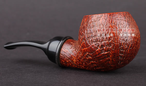 美国大师TODD M.JOHNSON Neptune进口石楠木手工烟斗 粗面24N36-2