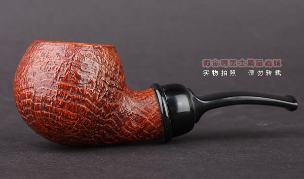 美国大师TODD M.JOHNSON Neptune进口石楠木手工烟斗 粗面24N36-4